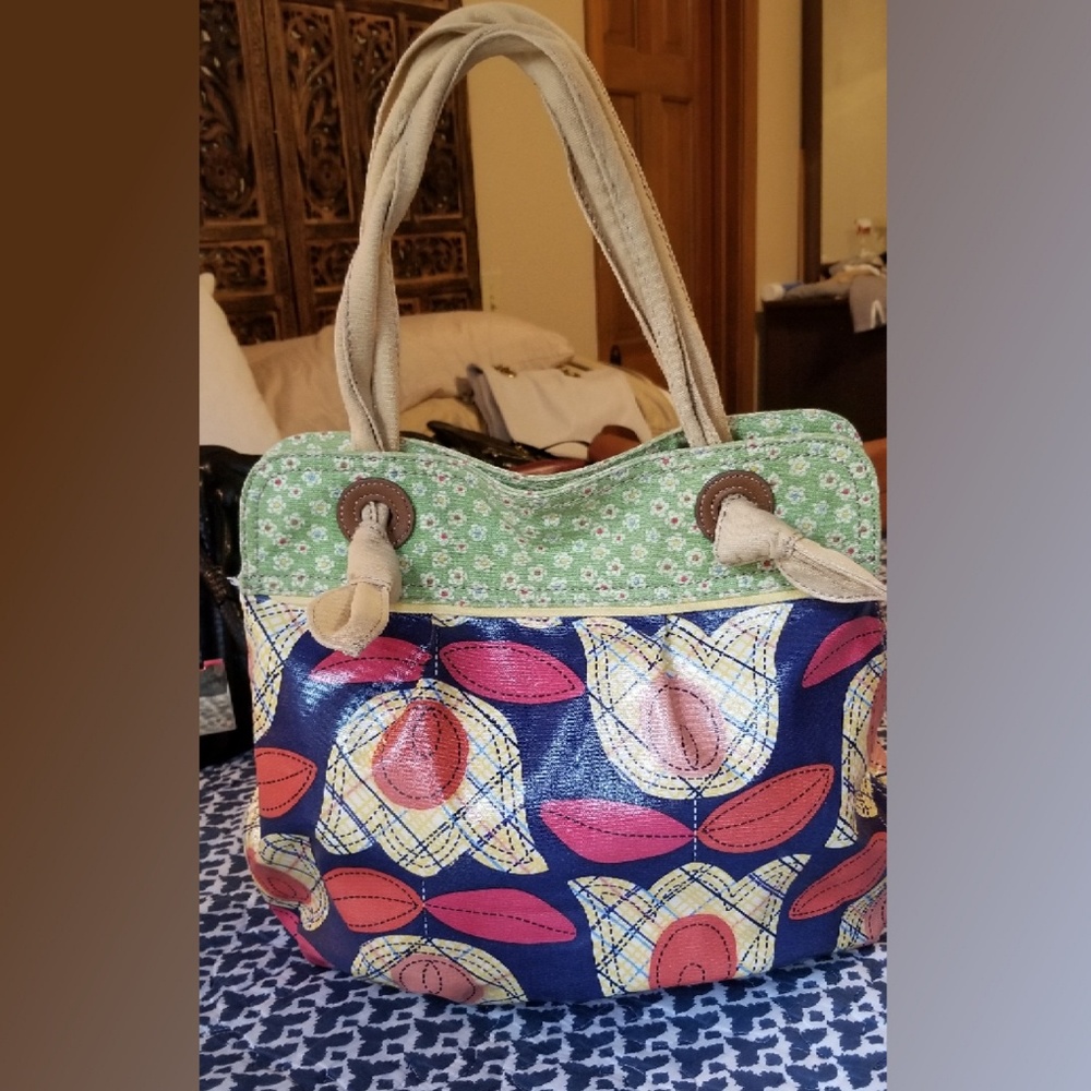 Spring-Ready Colorful Fossil Bag - image 1